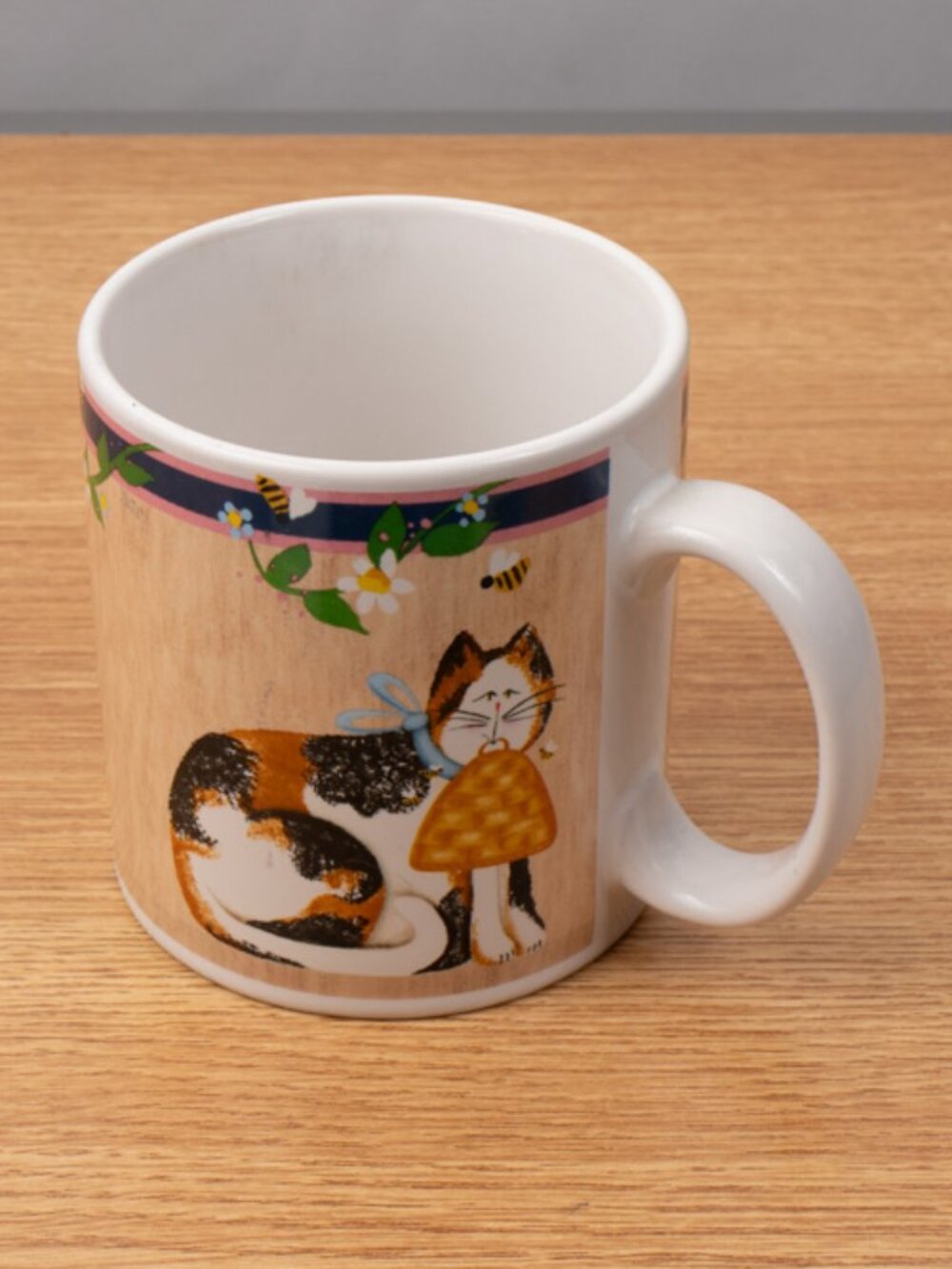 Sakura Garden Cats Mug Cup Calico